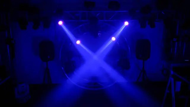 JMAZ Crazy Beam 40 Fusion | 60W RGBW Moving Head with 8° Beam | Ring Effect & IR Remote Control