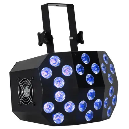 Eliminator Mega Wash 24 | 240W Hex, 6 Zones | LED Wash Light with Zone Control and RGBWA+UV