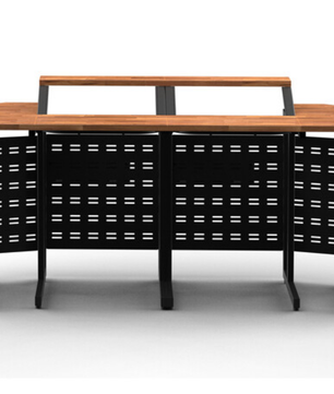 Wavebone Space Station 12U | Modular Studio Workstation | 12U Rack Set with Expandable Design