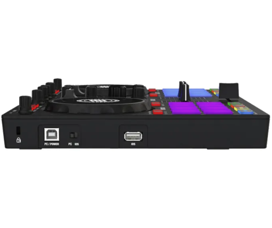 Reloop Ready | Compact 2-Deck DJ Controller for Serato | 16 RGB Pads & Scratch Bank Support