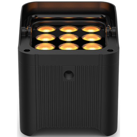 Chauvet DJ Freedom Par Q9 X4 | 4-Fixture Wireless Uplighting Kit | Bag, Multi-Charger & Remote Included