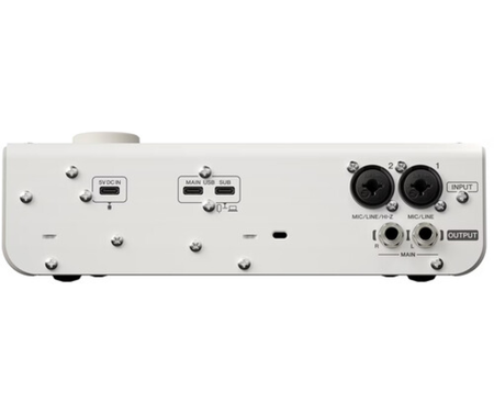 Yamaha URX22 W | 32-Bit Audio Interface with Touchscreen | Dual USB-C for Streaming & Production
