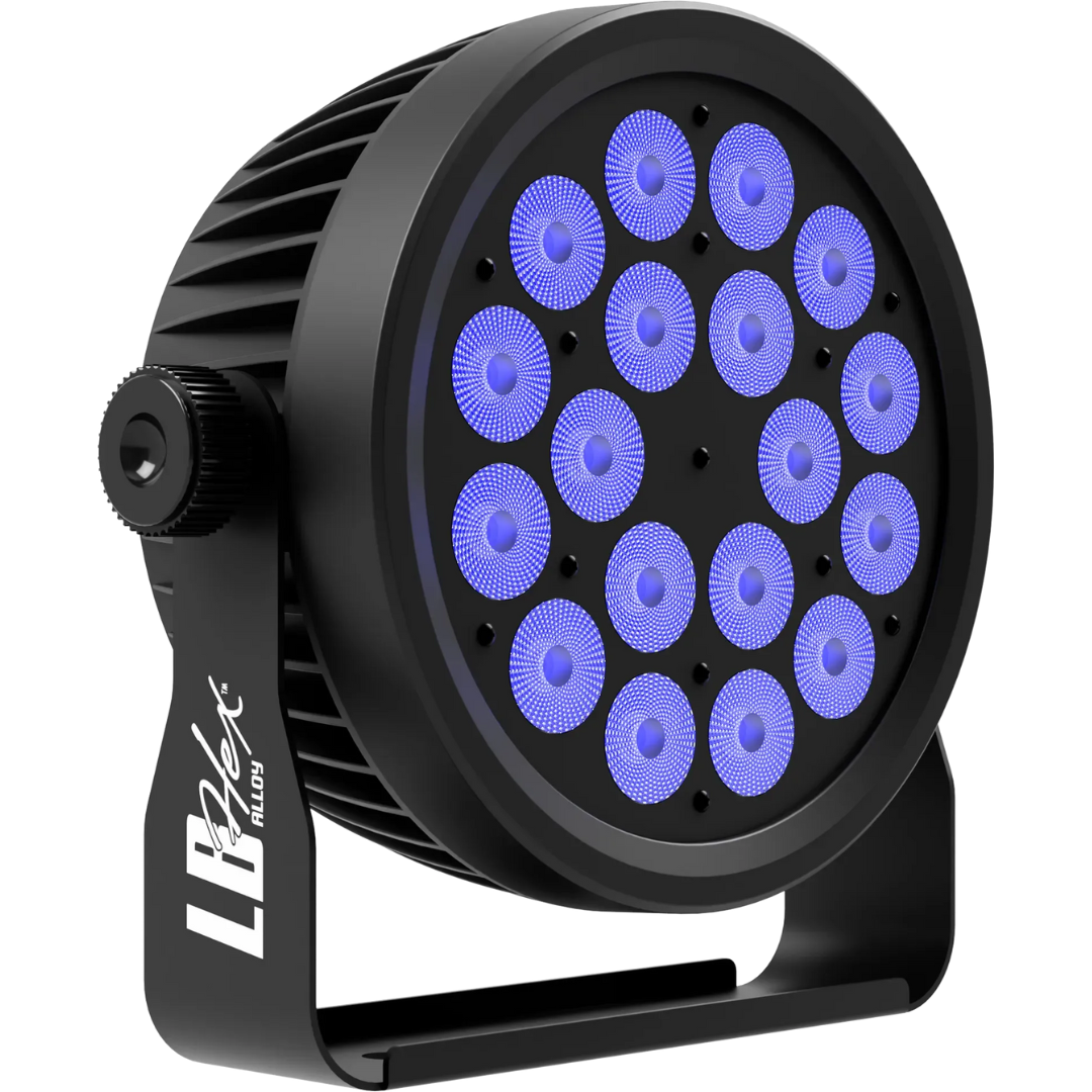 Blizzard Lighting LB HEX Alloy | 18x18W RGBAW+UV Wash Light | Rosco® Presets & 25° Beam