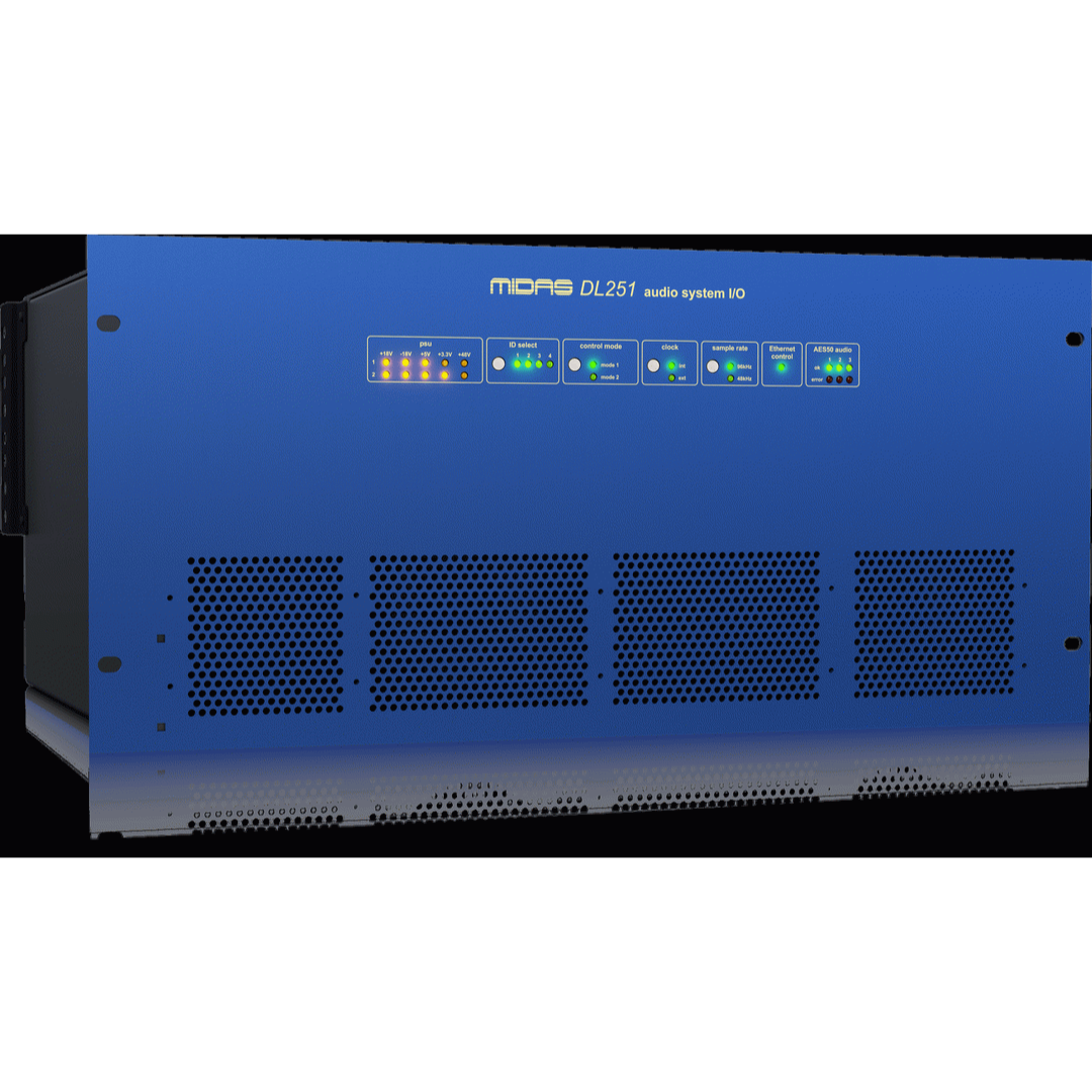 Midas MDS-DL251 | 48-In / 16-Out Digital Stagebox | 96kHz Operation & Remote Control
