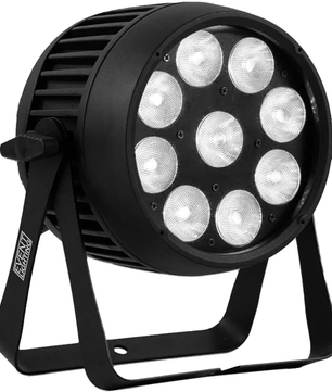 Event Lighting PAR9X12BH-IP | 9 x 12W RGBWAU LEDs | IP65 Battery PAR with Wireless DMX