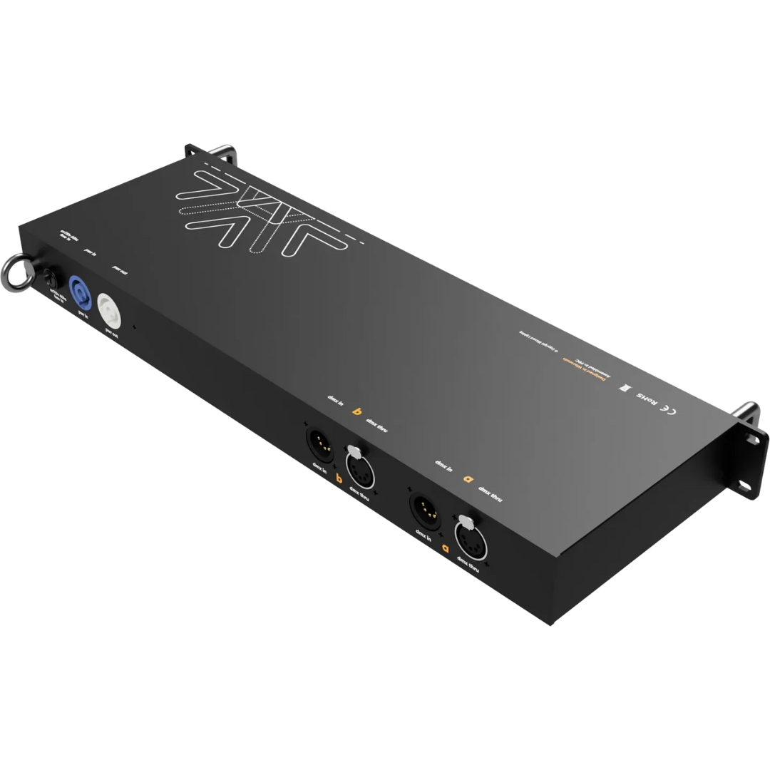 Blizzard Lighting Pipeline Splitterally 8 | 1U Rackmount 8-Way DMX Splitter & Booster (1x8 or 2x4 Mode)