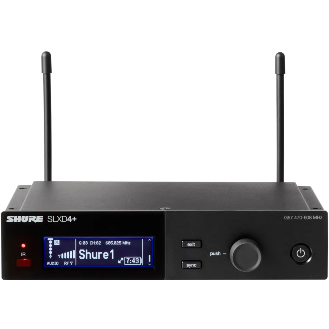 Shure SLXD24+/B58-G57 | Handheld Wireless with Beta 58A Mic | 138MHz Tuning & ShowLink Control