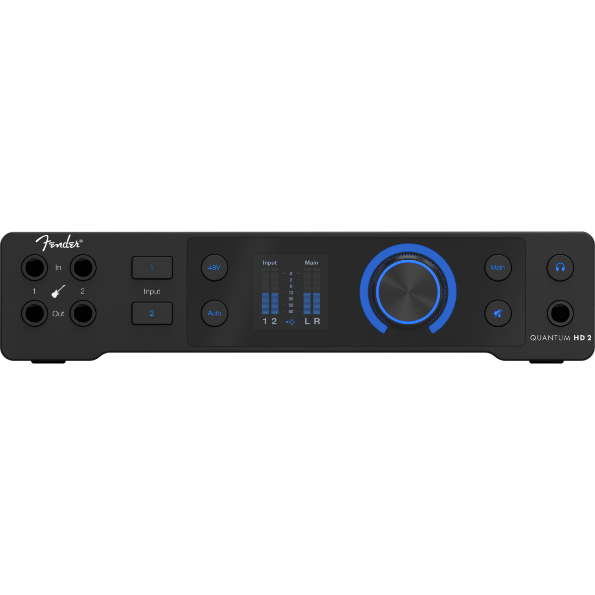 Fender Quantum HD 2 | 20x24 USB-C Interface | 32-bit 192kHz with MAX-HD Preamps