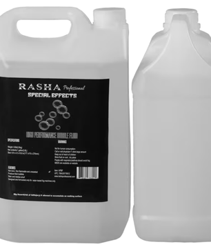 Rasha Bubble Fluid Pack of 4 | Long-Lasting, Non-Toxic Bubbles | Compatible with All Machines