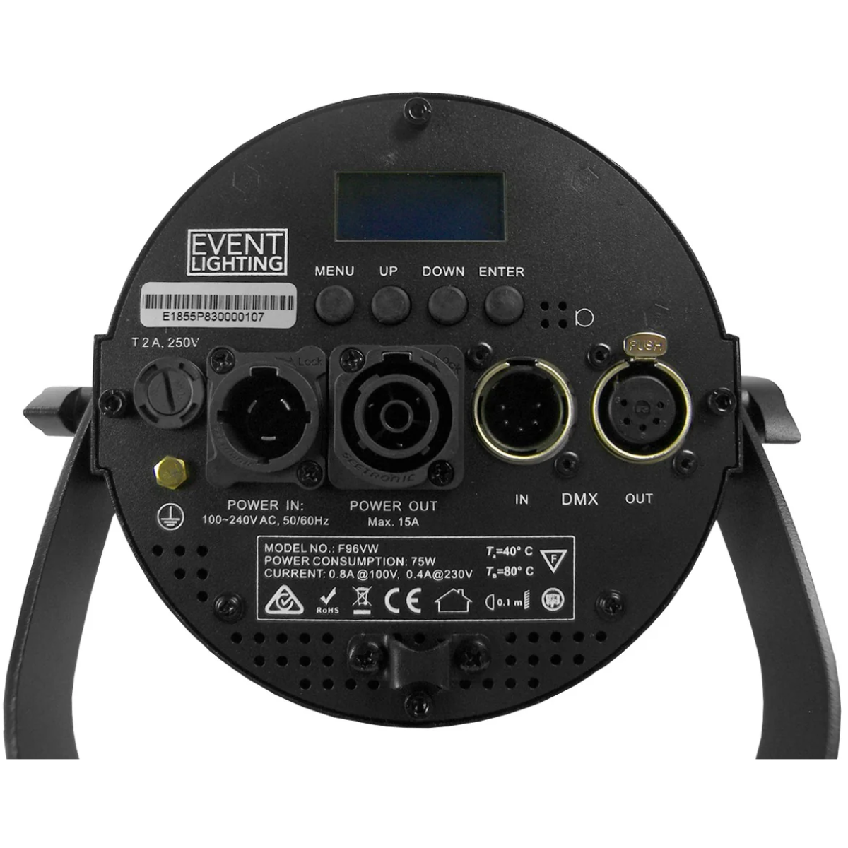 Event Lighting F96VW | Variable White LED Fresnel | Manual Zoom 20°–50° with CRI 95+