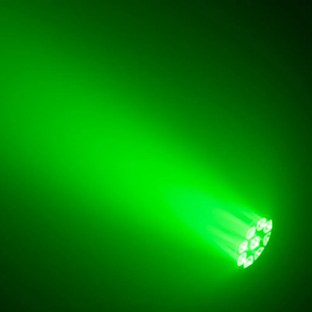Event Lighting PAR9X12BH-IP | 9 x 12W RGBWAU LEDs | IP65 Battery PAR with Wireless DMX