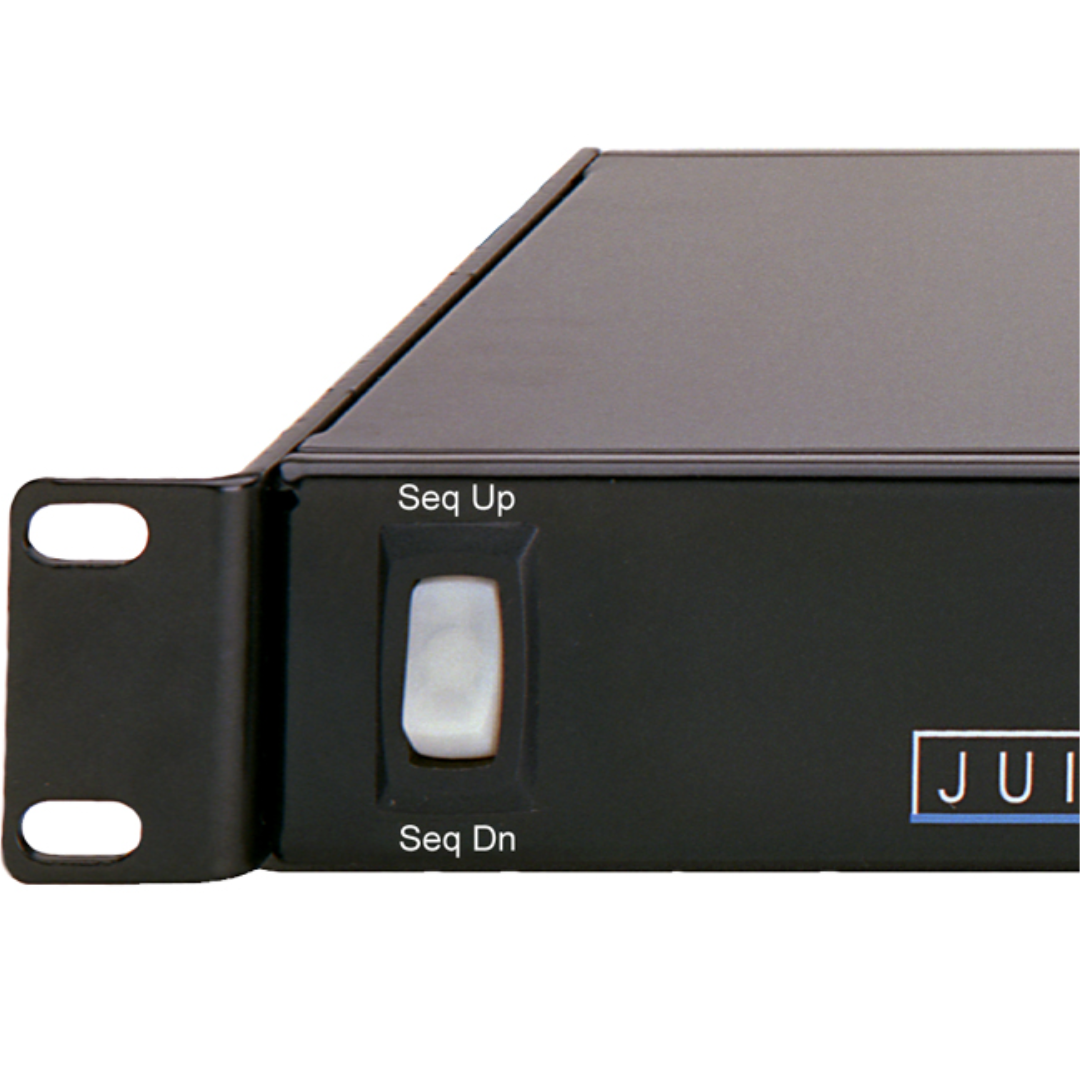 Juice Goose CQ1520 | 3-Stage Power Sequencer - 20A Capacity | Rackmount Surge Protection with Remote Control
