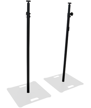 ProX X-ATLAS8FTBLX2 | Adjustable Telescoping Poles Pair | 56in-96in Black Support Set