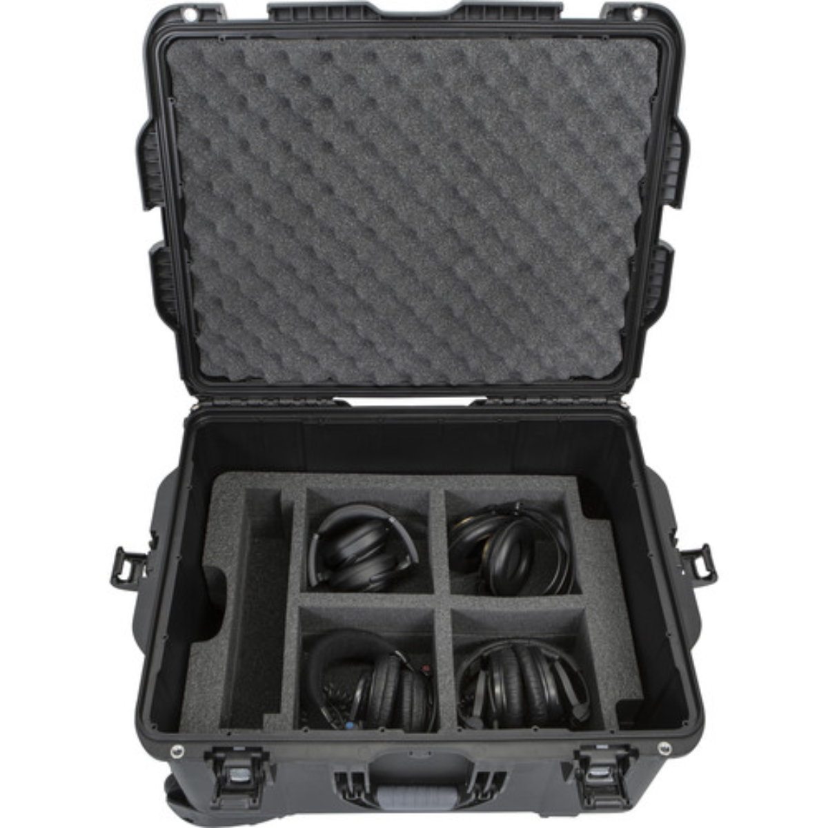 Gator GWP-TITANRODECASTER4 | Waterproof Podcast Case for RODECaster Pro II | Holds 4 Mics & Headsets