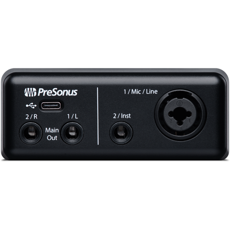 PreSonus AudioBox GO Creator Bundle | 2x2 USB-C Recording Kit | Interface, M7 Mic, and HD7 Headphones