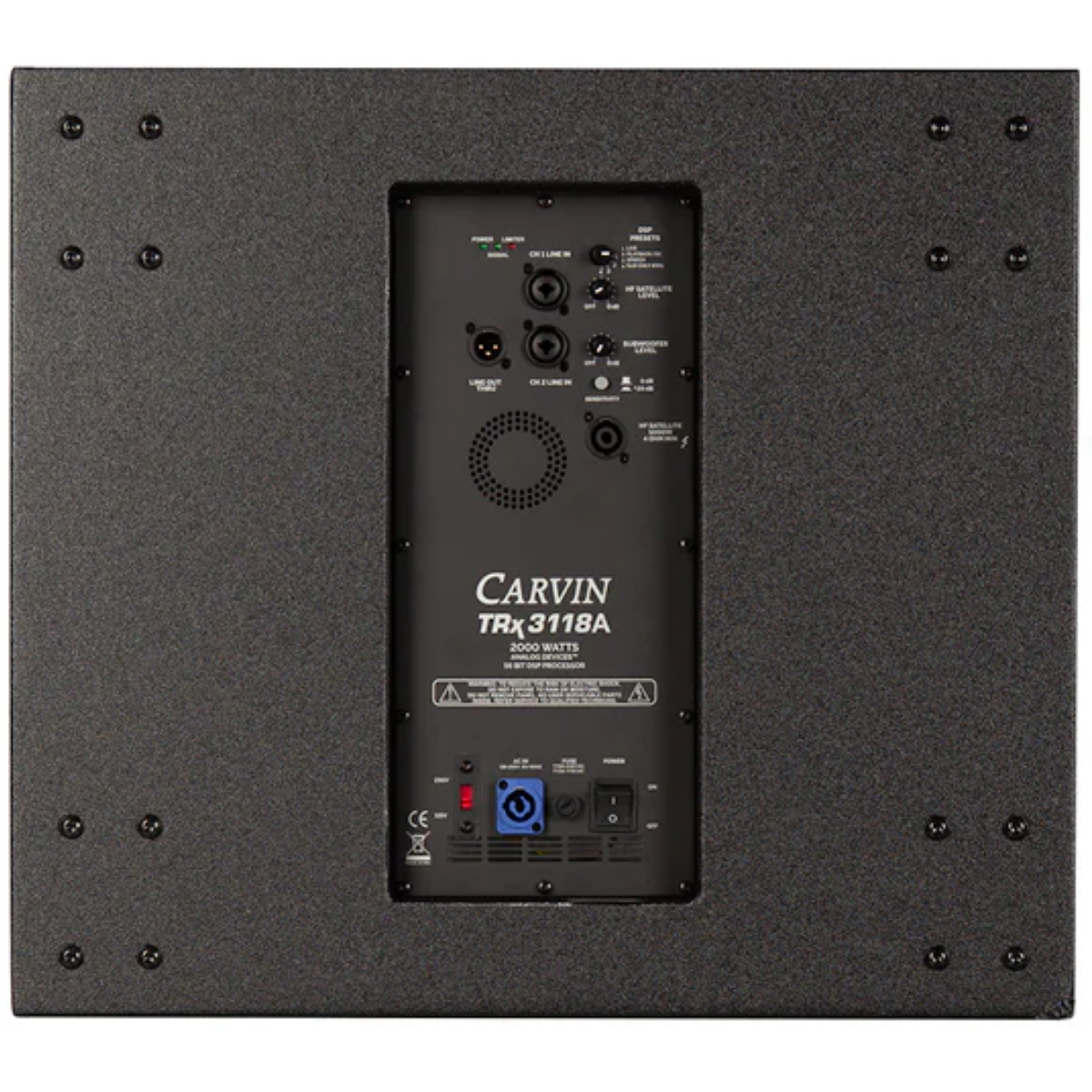 Carvin Audio TRx3118A | 18in - 2000W | Active Subwoofer with DSP
