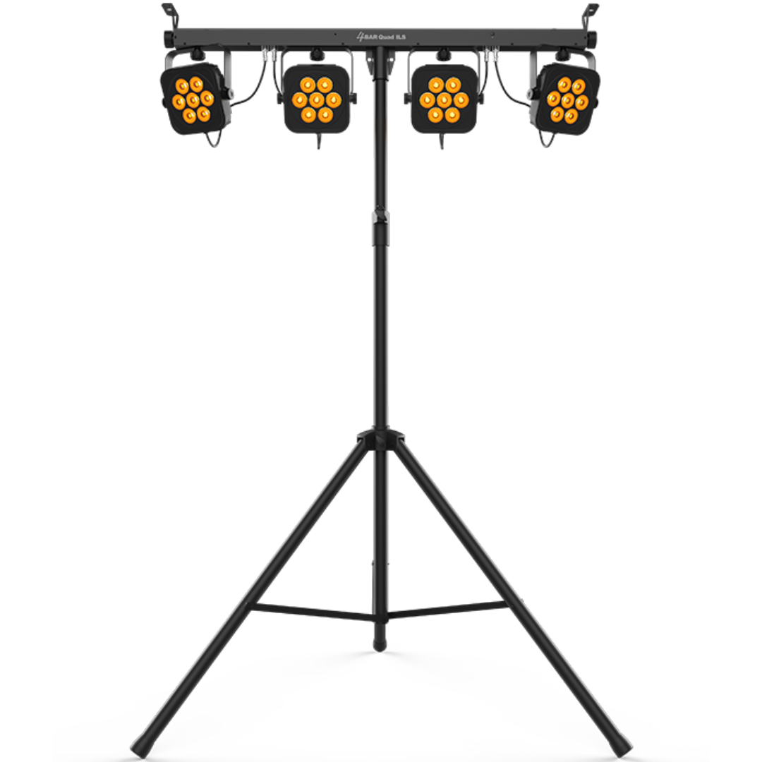 Chauvet DJ 4Bar Quad ILS | RGBA LED Wash System with Footswitch | ILS & D-Fi USB Compatible