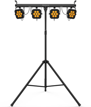 Chauvet DJ 4Bar Quad ILS | RGBA LED Wash System with Footswitch | ILS & D-Fi USB Compatible