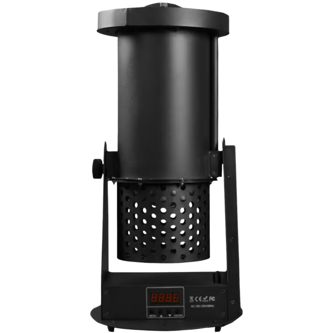 Rasha Confetti Cannon | 16ft Electric Burst with RGB LEDs | 360° Nozzle & DMX Control