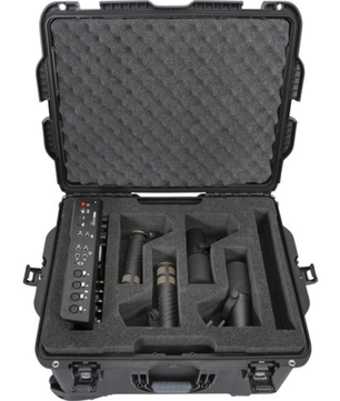 Gator GWP-TITANRODECASTER4 | Waterproof Podcast Case for RODECaster Pro II | Holds 4 Mics & Headsets