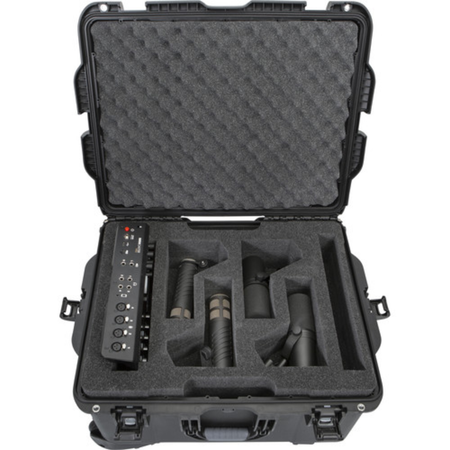 Gator GWP-TITANRODECASTER4 | Waterproof Podcast Case for RODECaster Pro II | Holds 4 Mics & Headsets