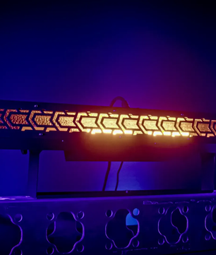 Blizzard Lighting Lux Reactor | 1m WW Strobe Bar with RGB Aura | 6x60W + 440 RGB LEDs