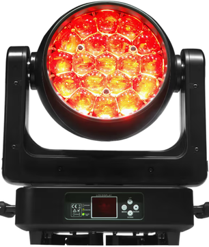 Rasha K2 | 19x25W RGBW - 10000 Lumens | Zoom Wash with Pixel Rings