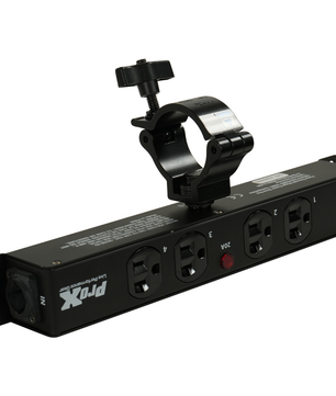 ProX X PWEDX4MAYA | 4 Outlet Edison Power Strip | TRUE1 IN/OUT 20A Power Center