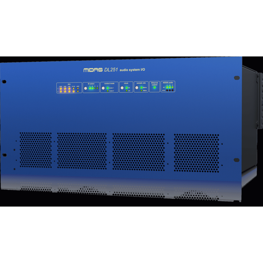 Midas MDS-DL251 | 48-In / 16-Out Digital Stagebox | 96kHz Operation & Remote Control
