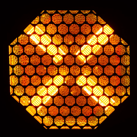 American DJ Vintage X | 4x60W Amber Retro Blinder with RGB Background LEDs & Wireless Control