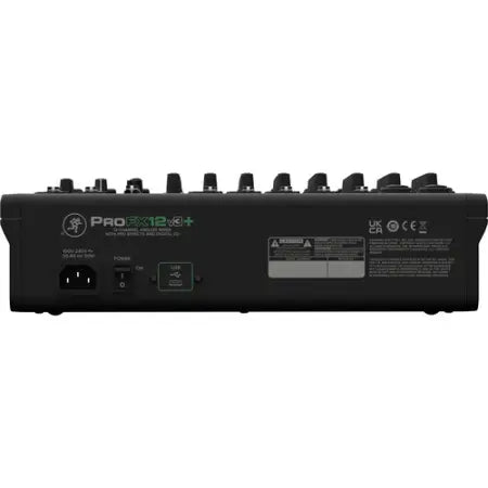 Mackie ProFX12v3+ | 12-Channel Analog Mixer with Built-In FX, USB Recording, and Bluetooth