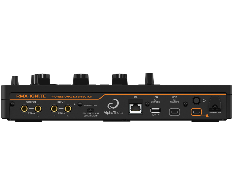 AlphaTheta RMX-IGNITE | Multi-FX Effector with Sampler & Groove Roll | 96kHz Audio + USB-C