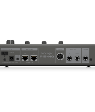 Behringer P16 HQ | 16 Channel Personal Monitor Mixer | ULTRANET Powered with High-Quality Headphone Amp