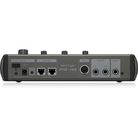 Behringer P16 HQ | 16 Channel Personal Monitor Mixer | ULTRANET Powered with High-Quality Headphone Amp