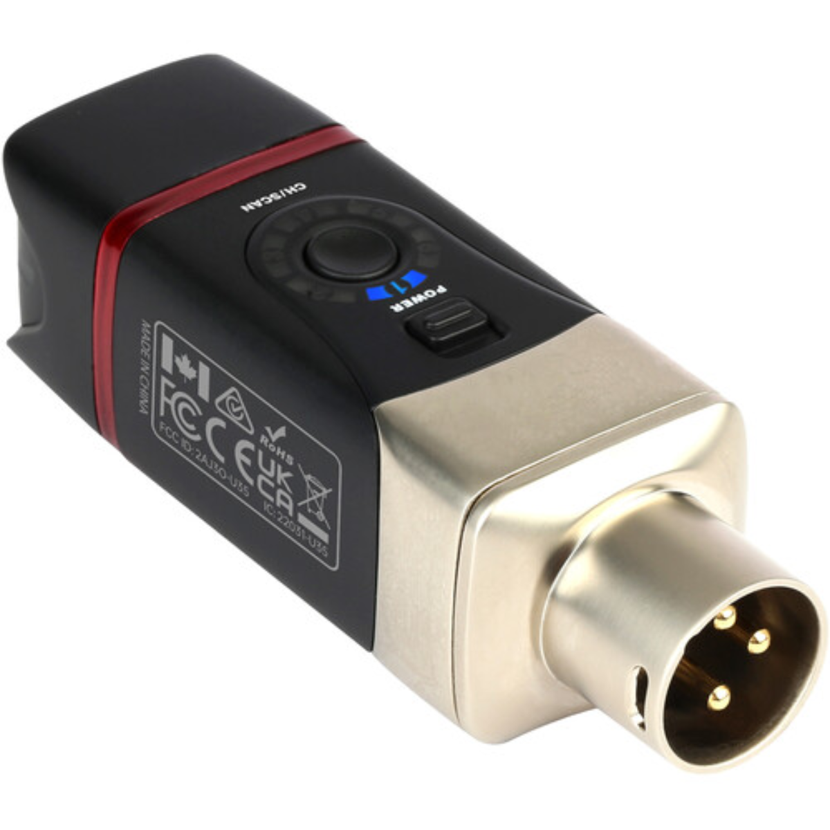 Xvive U35R | 5.8GHz Wireless XLR Receiver | Plug-In Receiver for U35T Systems