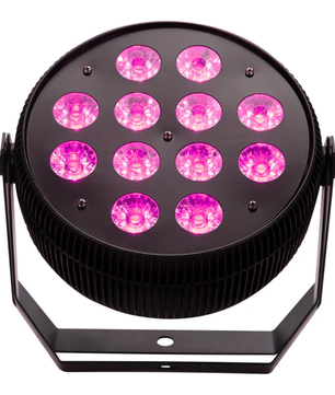 Eliminator LP HEX 12 PLUS | 12x18W RGBWA+UV Flat Par | 6-in-1 LEDs with White Balance Control