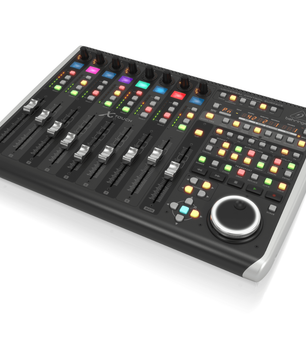 Behringer X Touch | 9 Motorized Faders DAW Controller | USB MIDI Control Surface with LCD Scribble Strips
