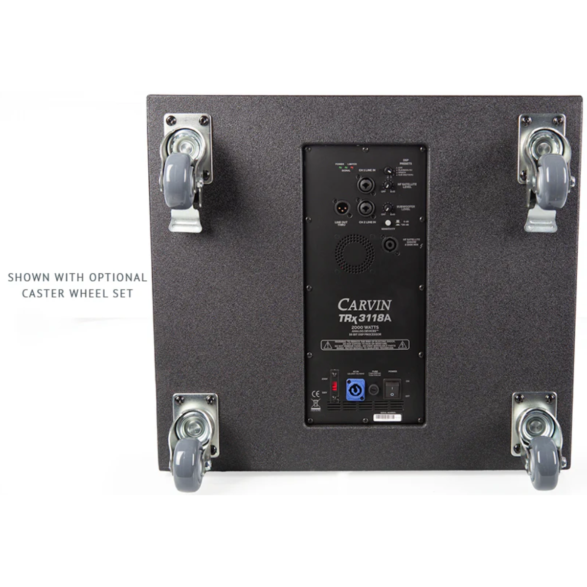 Carvin Audio TRx3118A | 18in - 2000W | Active Subwoofer with DSP