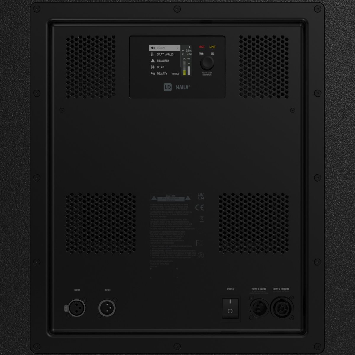 LD Systems LDS-LDMAILASUB | Dual 15in Powered Bandpass Subwoofer | 2500W Class D with DSP & Cardioid Presets