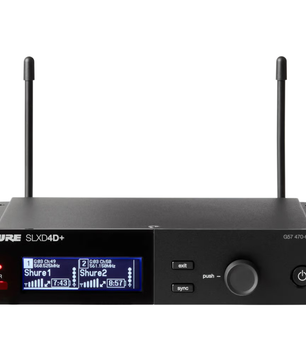 Shure SLXD24D+/B58-G57 | Dual Beta 58A Wireless Mics | Digital Audio with ShowLink Control