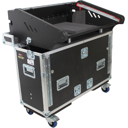ProX XZF-BWING | Flip-Ready Case for Behringer Wing | Hydraulic Lift with Wheels