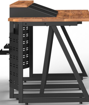 Wavebone Space Station 12U | Modular Studio Workstation | 12U Rack Set with Expandable Design