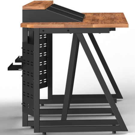 Wavebone Space Station 12U | Modular Studio Workstation | 12U Rack Set with Expandable Design
