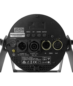 Event Lighting PAR5H | 5x12W RGBWA+UV LED Par | Pro Fixture with True1 & 5-Pin DMX