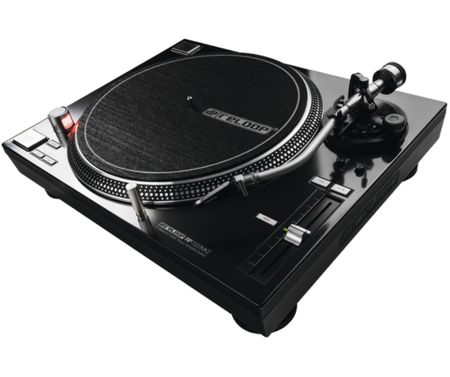 Reloop RP-7000 MK2 | High-Torque Direct Drive Turntable | S-Shaped Tonearm & Multi-Speed Support