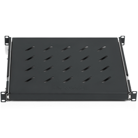 Gator GRW-SHELF1SLD | 1U Sliding Rack Shelf | 13.8in Vented Steel Design