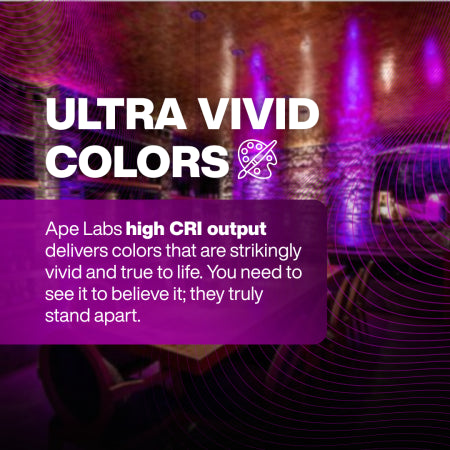 Ape Labs Maxi INS 2+ Solo Creme | IP65 RGBaW Smart PAR Light (ID: 8006)