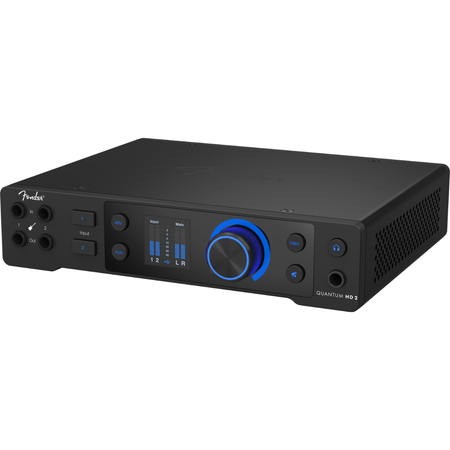 Fender Quantum HD 2 | 20x24 USB-C Interface | 32-bit 192kHz with MAX-HD Preamps