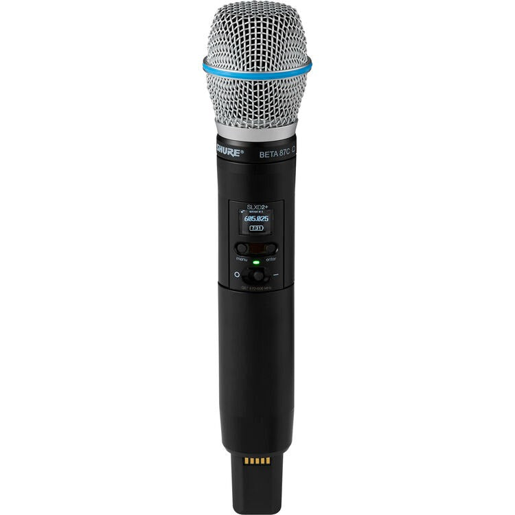 Shure SLXD24+/B87A-G57 | Beta 87A Mic - Digital Wireless | G57 Band (470–680MHz) with ShowLink®
