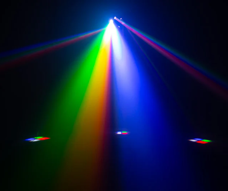 Eliminator CenterDroid | RGBW LED + Laser Centerpiece | Rotating Lens & Tilting Arms